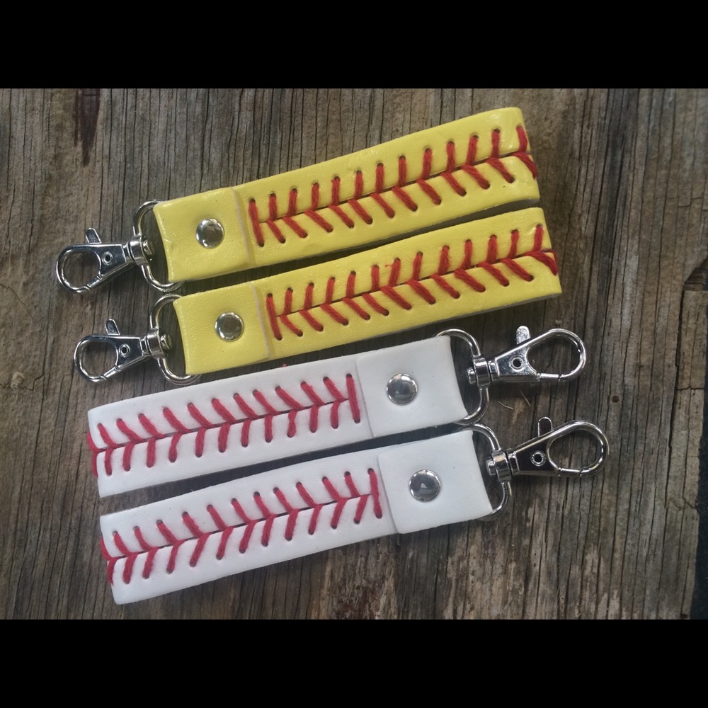 Baseball keychain